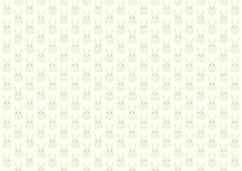 Background Rabbit Light green