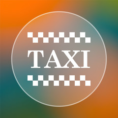 Fototapeta na wymiar Taxi icon