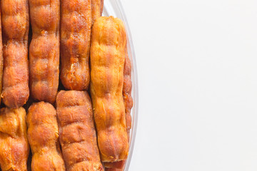 Seedless Sweet Tamarind on white background