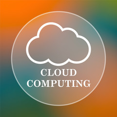 Cloud computing icon