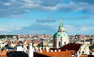 Obraz premium Bird view of Old Prague