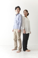 新婚のカップル