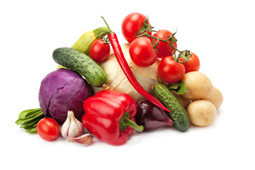 Fototapeta na wymiar fresh, ripe vegetables