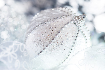 Closeup on Christmas ball