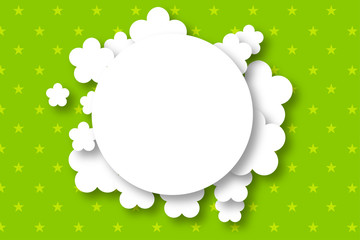 Green frame background