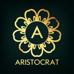 Vector Frame. Geometric Luxury Vintage Line Design Style for Hip