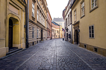 Fototapety  Ulica na Starym Mieście w Krakowie