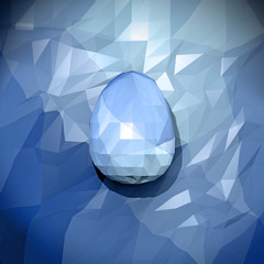 low poly Easter Egg 3D concept