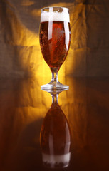 Tulip beer glass