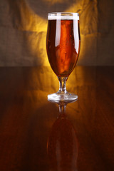Tulip beer glass