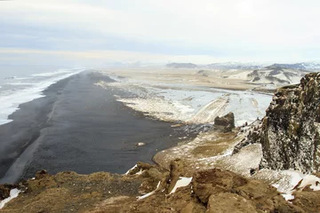 Gordijnen Arctica Islanda: spiaggia nera  © Claudio Quacquarelli