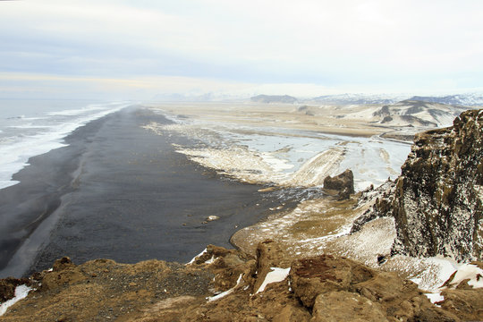 Islanda: spiaggia nera