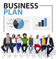 Business Plan Planning Strategy Meeting Conference Concept