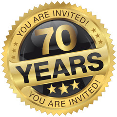 70 years - you are invited!