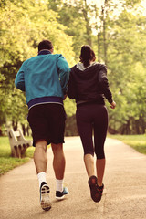 group of young people enjoying the fitness and sunny morning