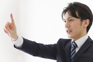 やる気のあるビジネスマン