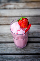 strawberry smoothie