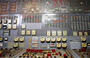 Control room of an power generation plant