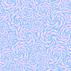 Seamless floral hand drawn pattern