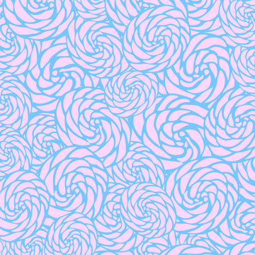 Seamless floral hand drawn pattern