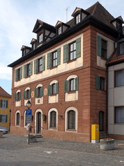 Fototapeta na wymiar Rathaus in Windsbach