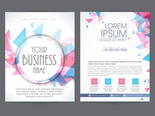 Two page brochure or flyer presentation for your business.