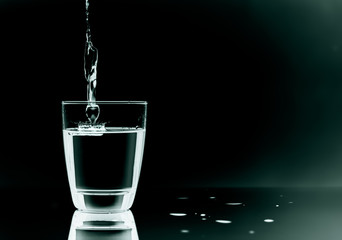Glass of water