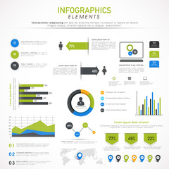 Big set of business infographics.