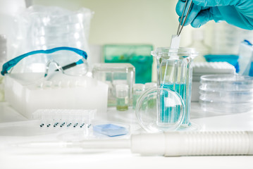 Histochemical staining of tissue samples