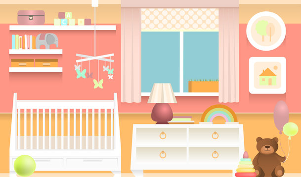 Colorful baby room