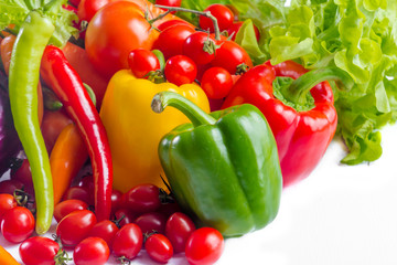 tomato and bell pepper