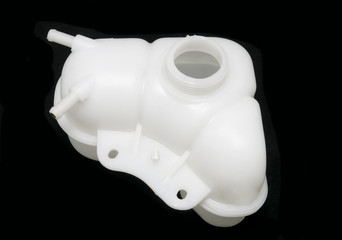 new car parts on a white background