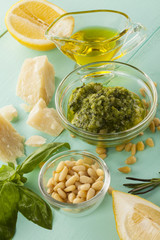 Basil pesto sauce