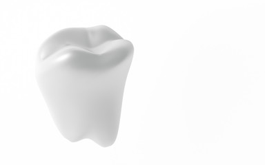 白い歯のイラスト