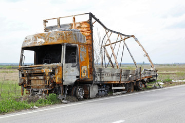 Truck fire