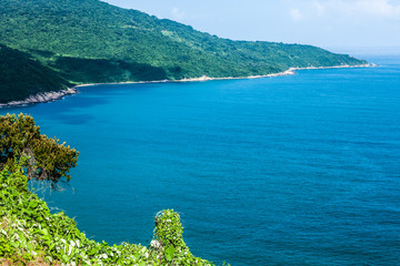 Bay under the mountain, Vietnam