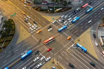 Photo sur Plexiglas Lieux asiatiques Gangnam Traffic