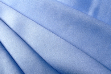 blue fabric folds