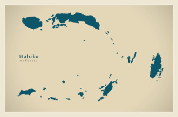 Modern Map - Maluku ID