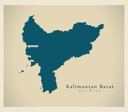 Modern Map - Kalimantan Barat ID