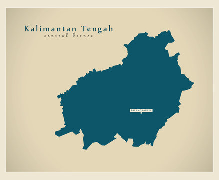 Modern Map - Kalimantan Tengah ID