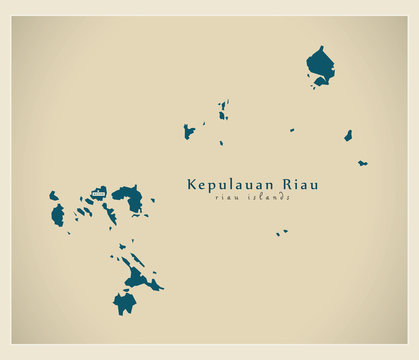 Modern Map - Kepulauan Riau ID