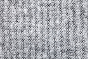 Knitted melange textile pattern