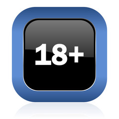 Obraz premium adults square glossy icon