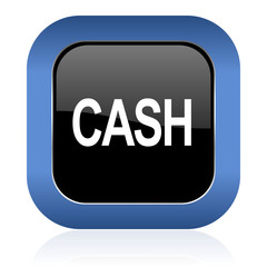 cash square glossy icon