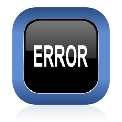 error square glossy icon