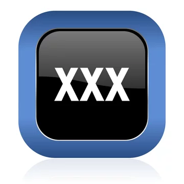 xxx square glossy icon porn sign Stock Illustration | Adobe Stock