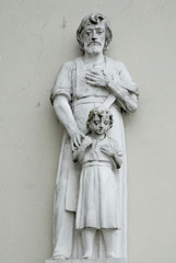 Fototapeta na wymiar Saint Joseph with child Jesus