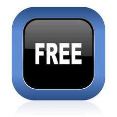 free square glossy icon