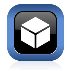 box square glossy icon